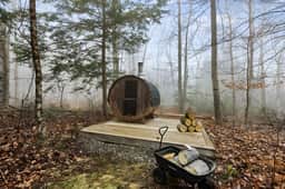 Misty Pines Cabin | Wood Stove • Sauna