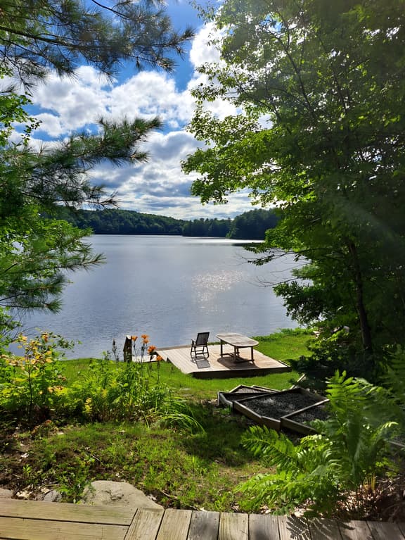 Garfield Grounds | Lakeside • Guest Cottage • Dock